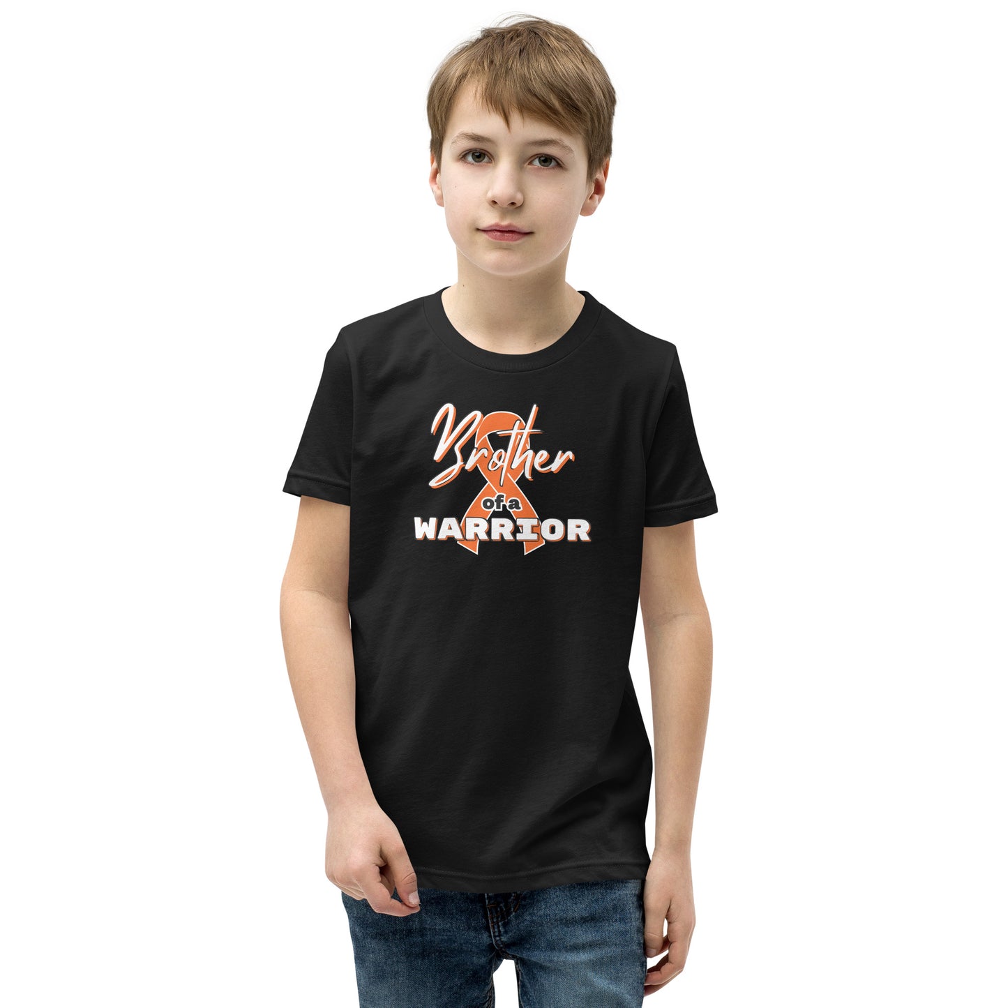 ADHD Brother of a Warrior SS Kids Tee