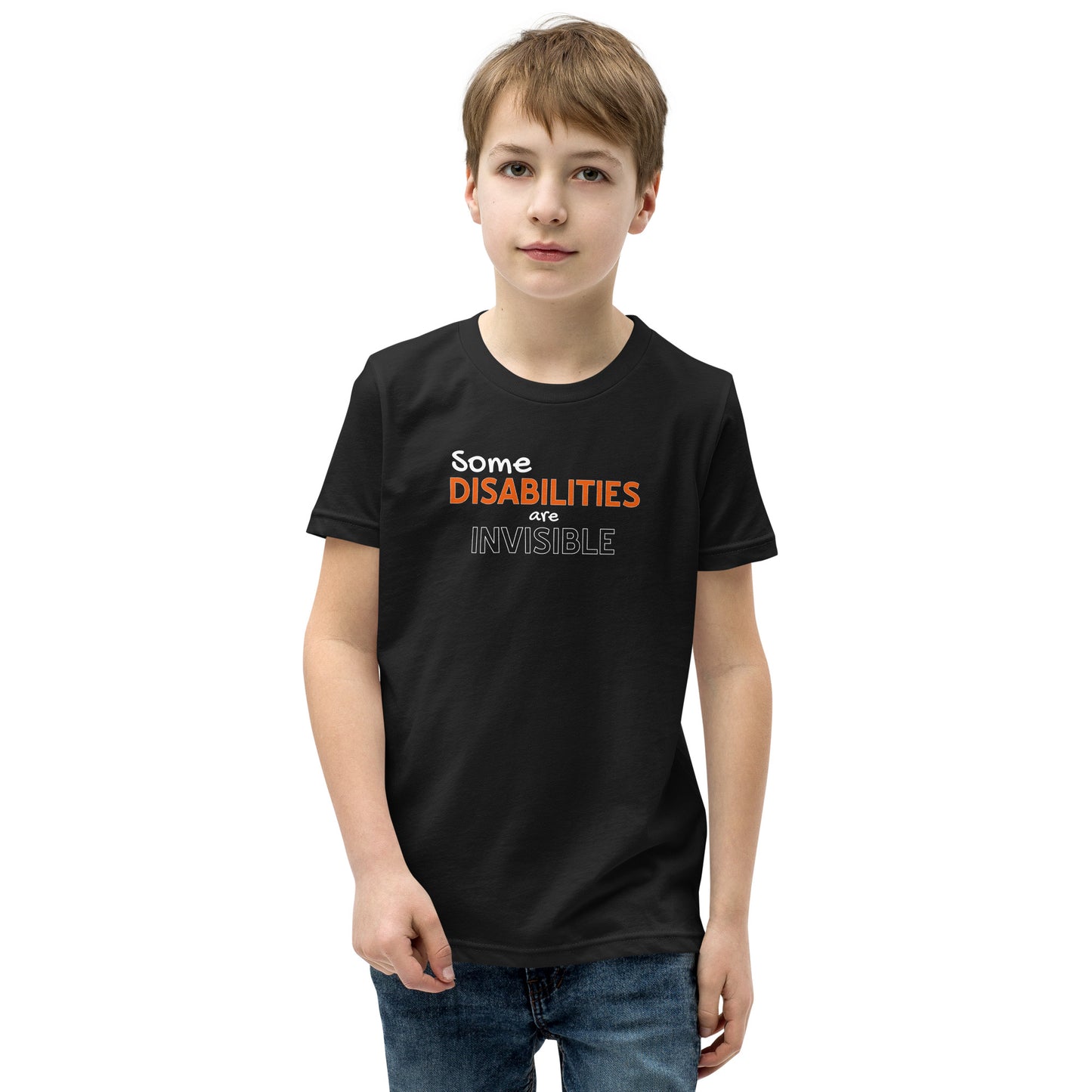 ADHD Invisible Disability SS Kids Tee