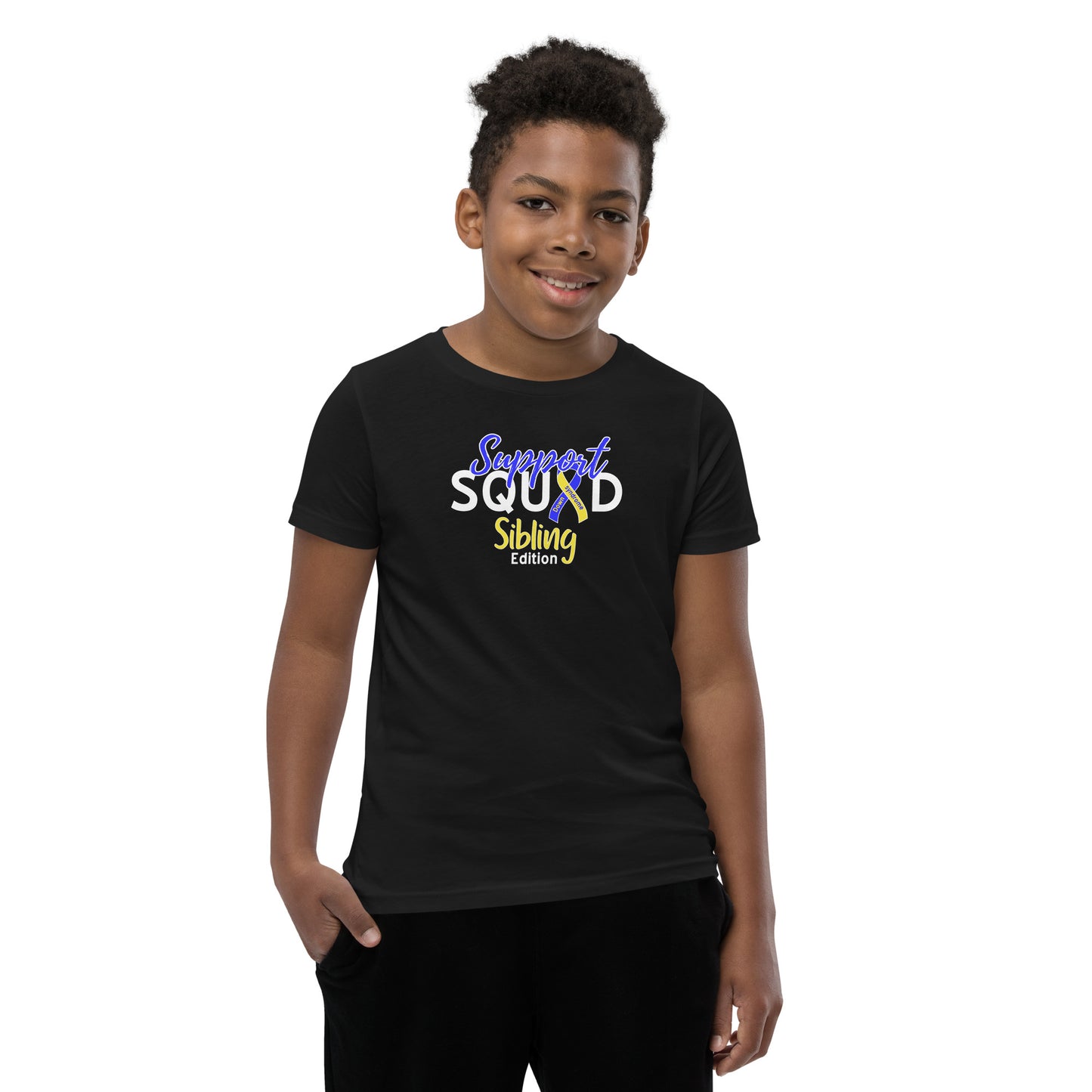 Down syndrome Support Squad Sibling Edition SS Kids Tee