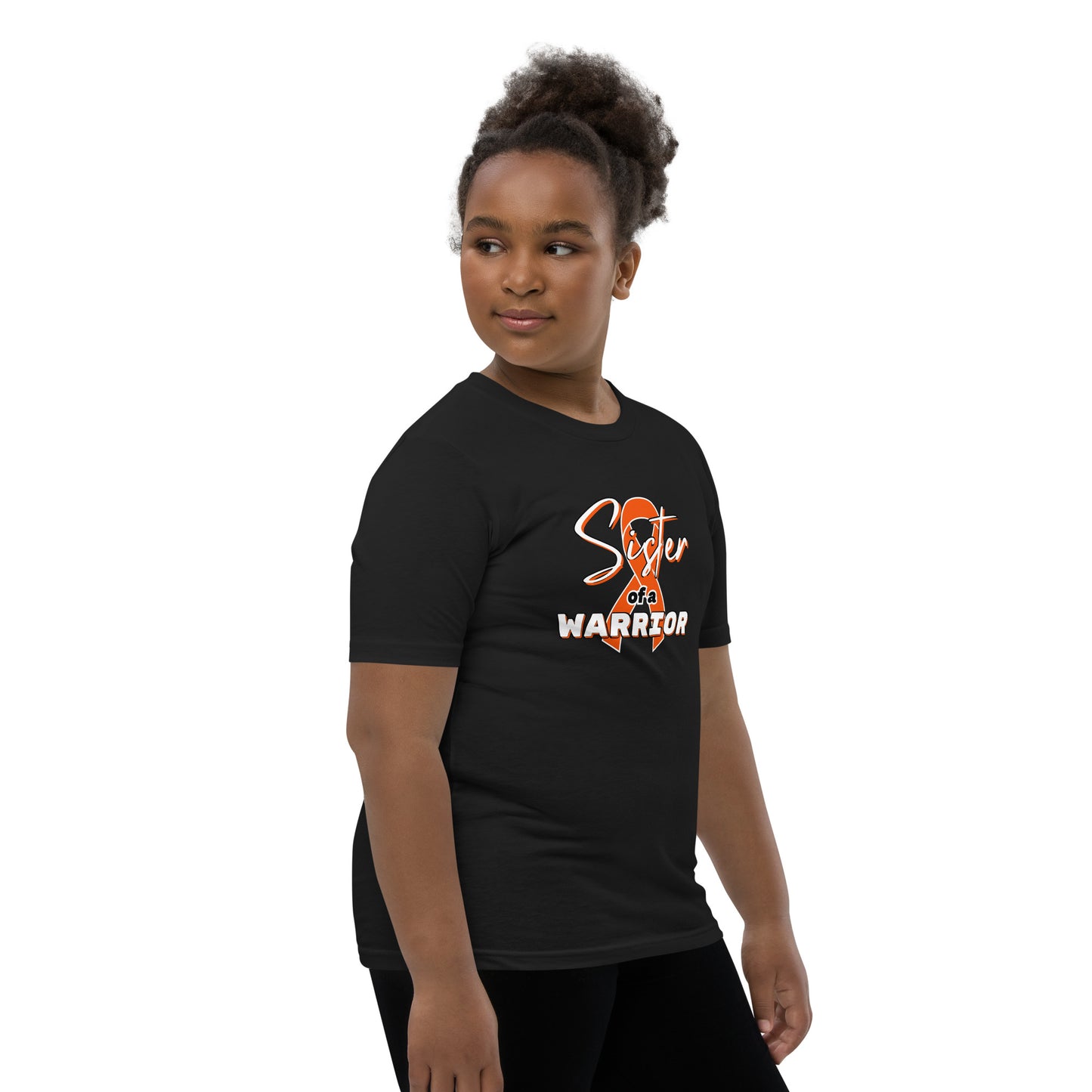 ADHD Sister of a Warrior SS Kids Tee