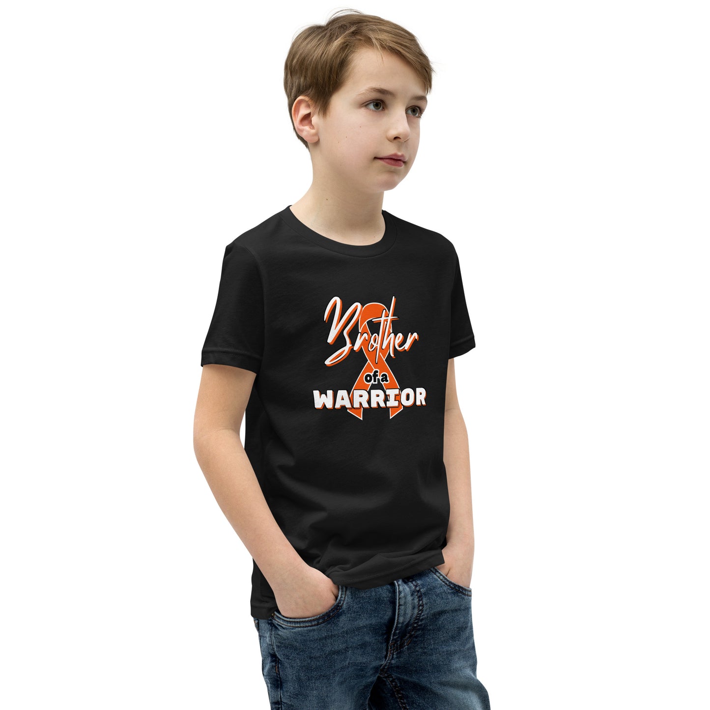 ADHD Brother of a Warrior SS Kids Tee