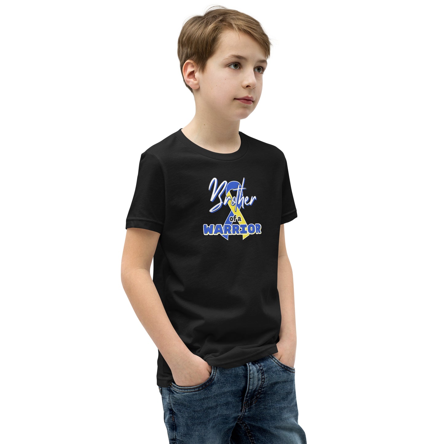 Down syndrome Brother of a Warrior SS Kids Tee