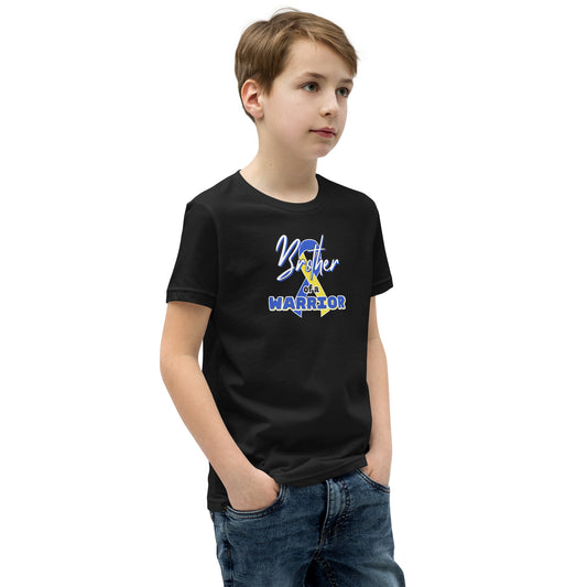 Down syndrome Brother of a Warrior SS Kids Tee