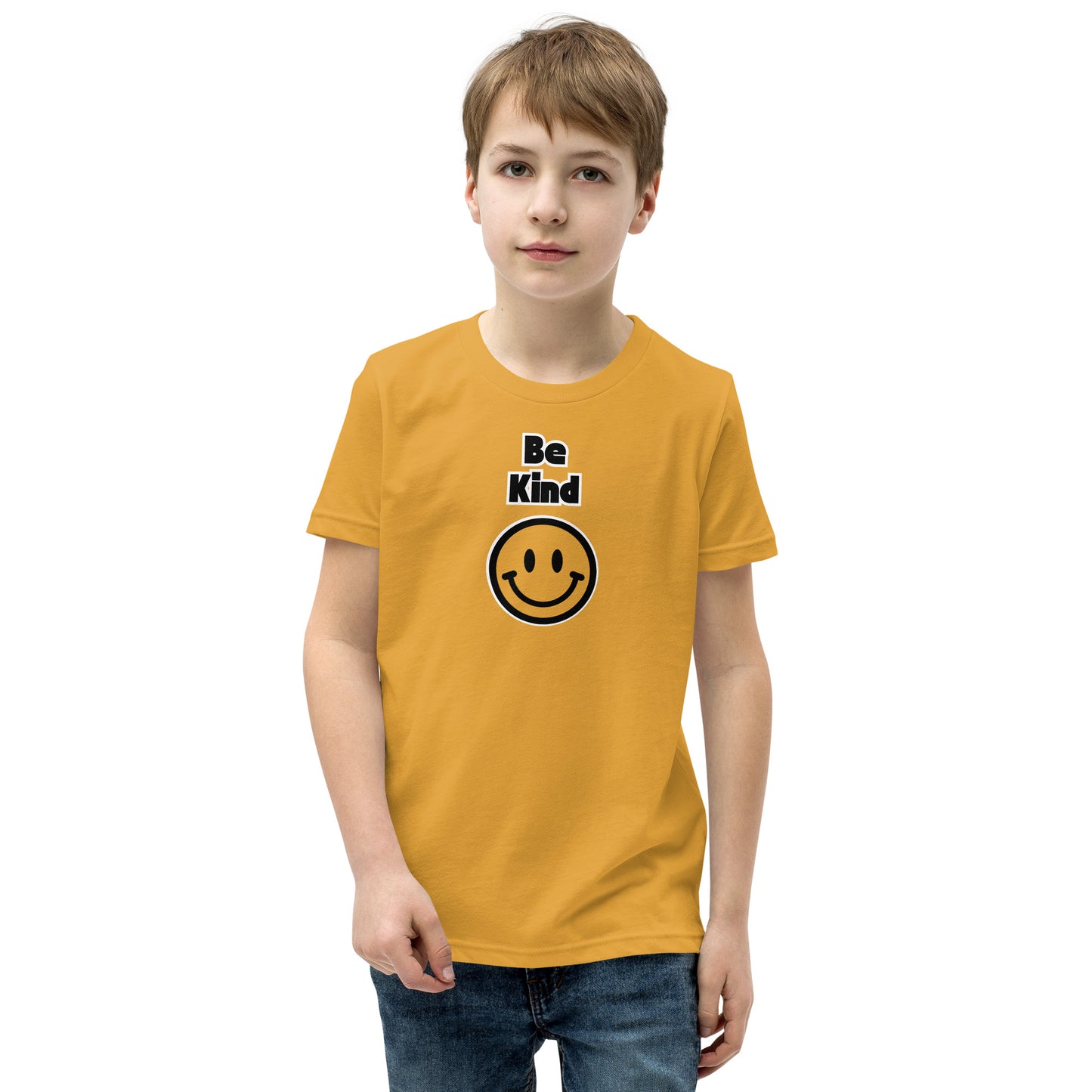 Be Kind Bold Smiley SS Kids Tee