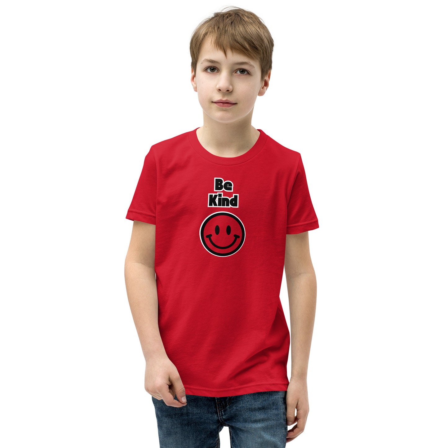 Be Kind Bold Smiley SS Kids Tee