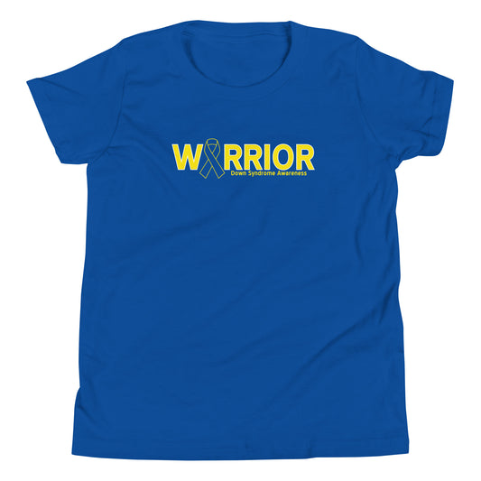 Down syndrome Warrior I SS Kids Tee