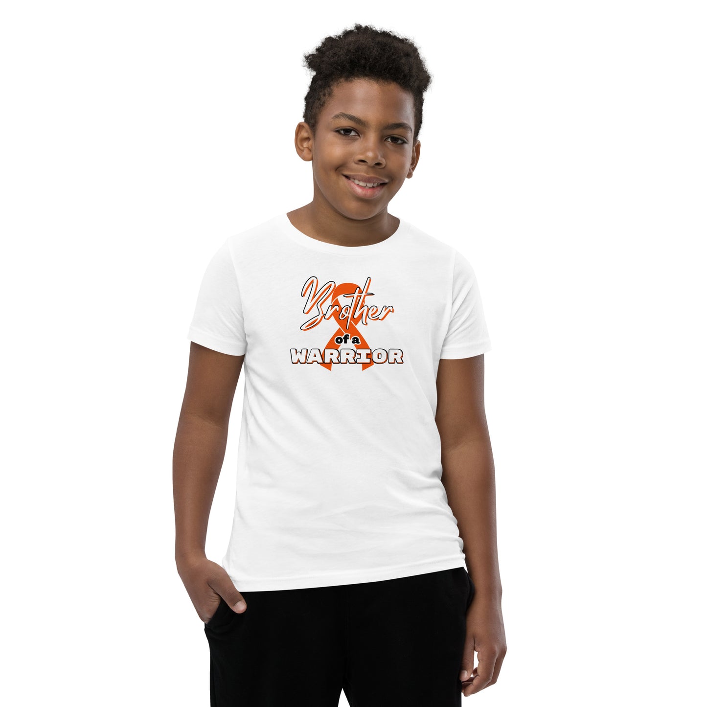 ADHD Brother of a Warrior SS Kids Tee