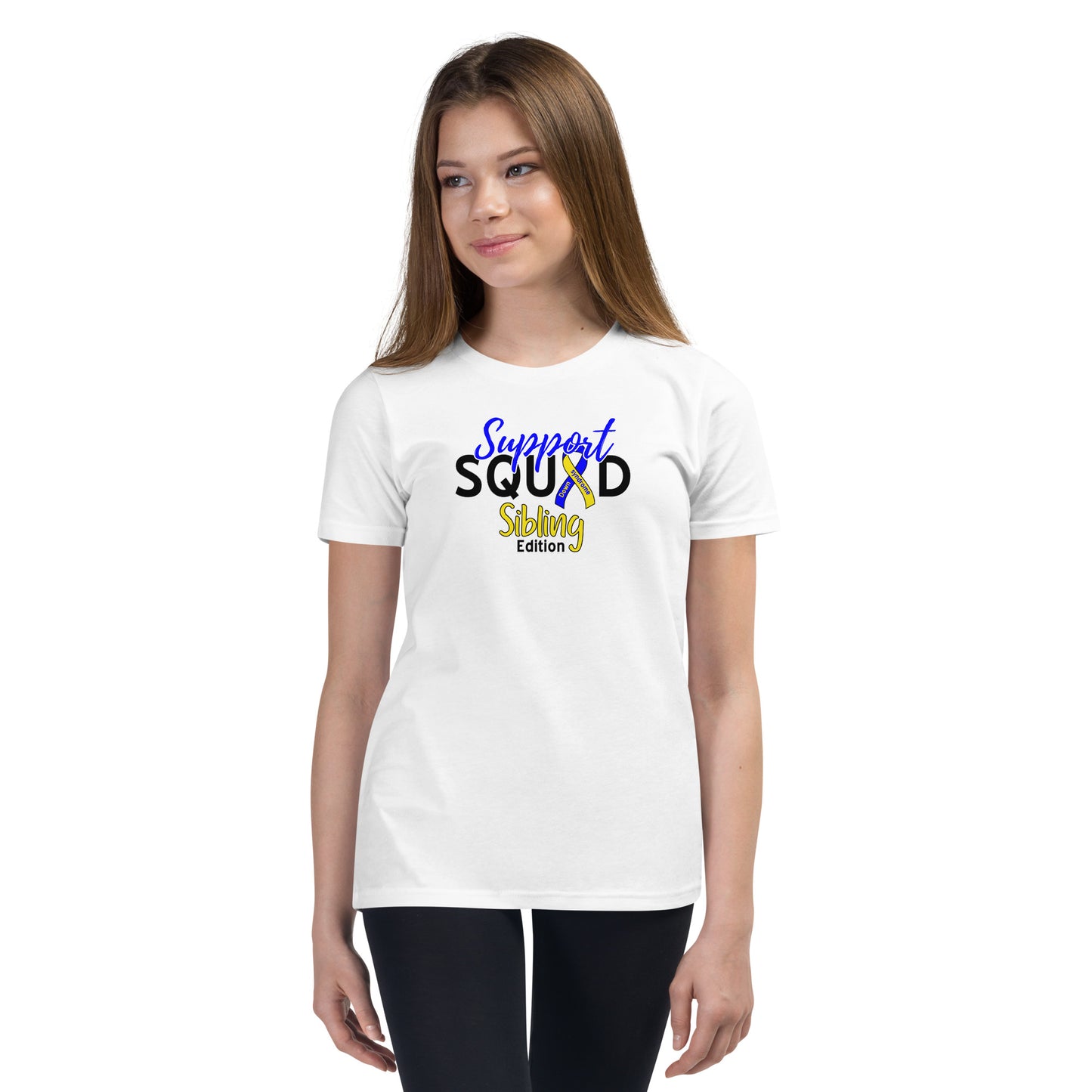 Down syndrome Support Squad Sibling Edition SS Kids Tee